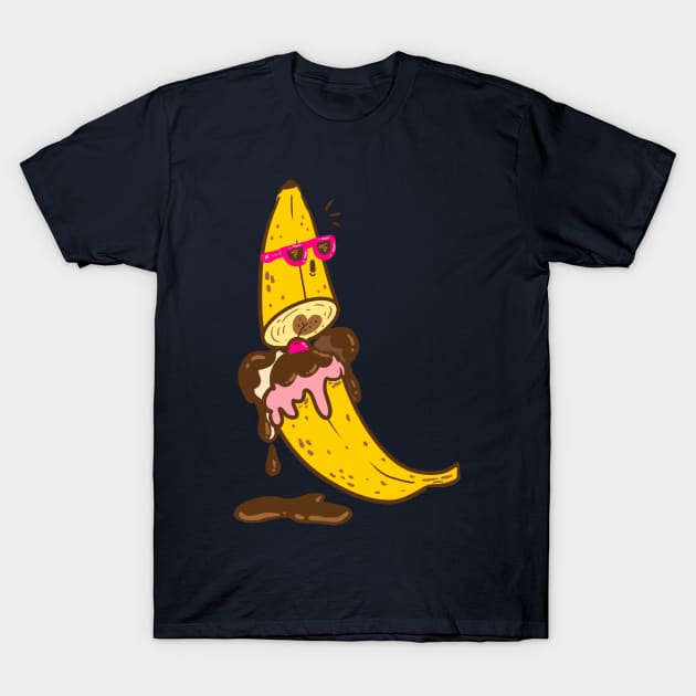 Banana Split T-Shirt by Fluffymafi